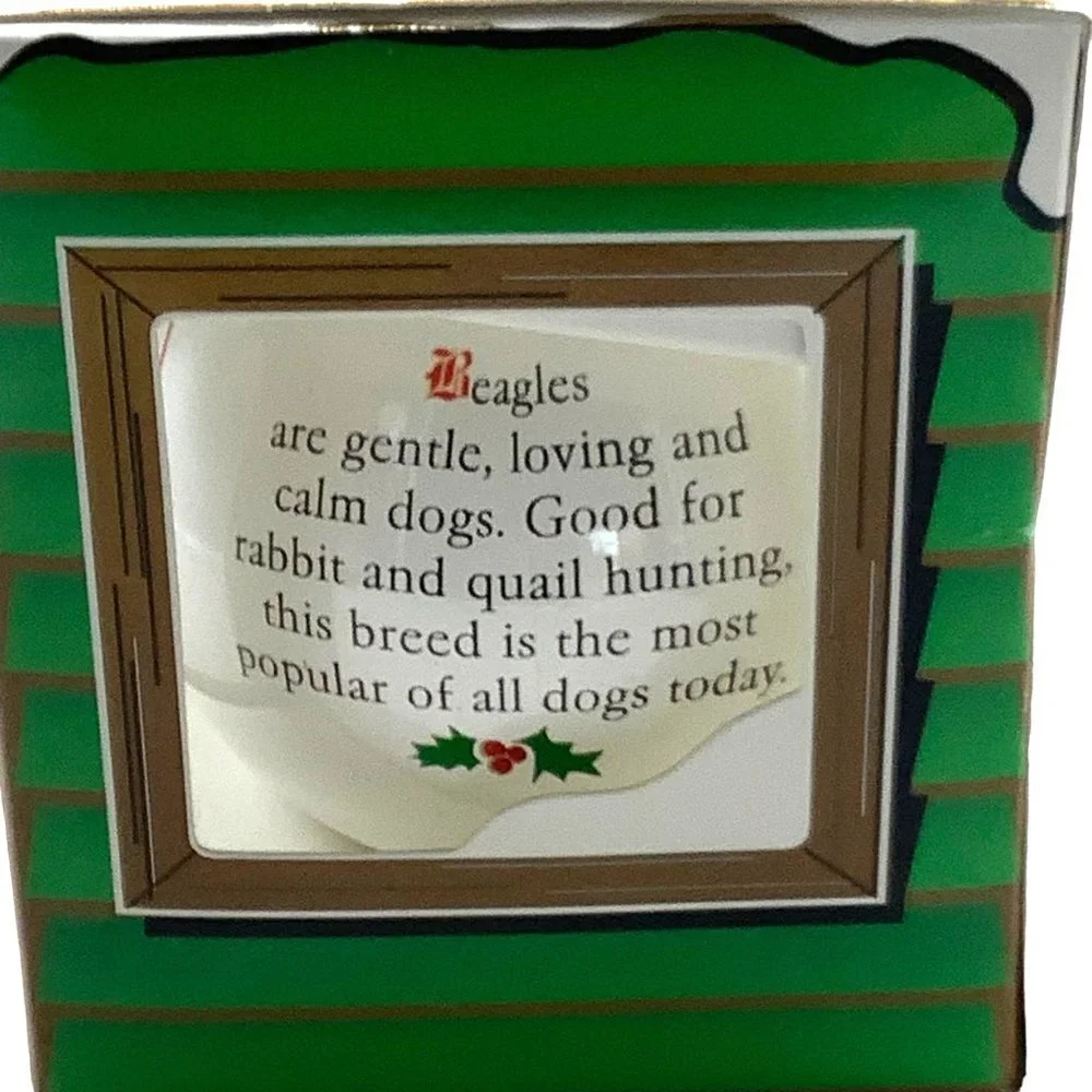 Vtg Beagle Dog Ornament Friends &‎ Neighbors People Who Love Animals 3